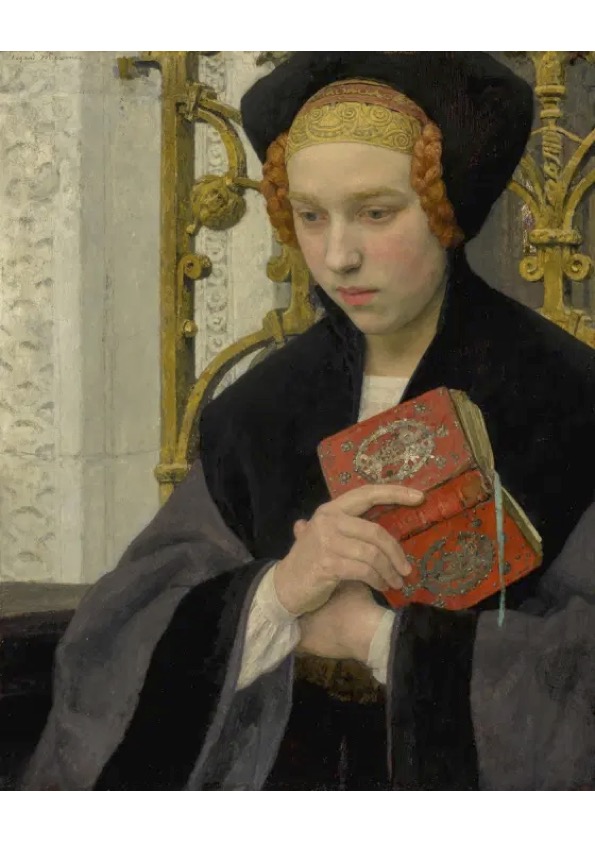 Reverie, c. 1918 by Edgard Maxence (1871-1954)